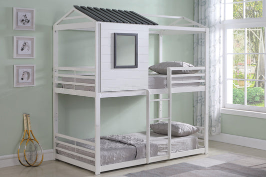 House Twin Over Twin Bunk Bed #18461161