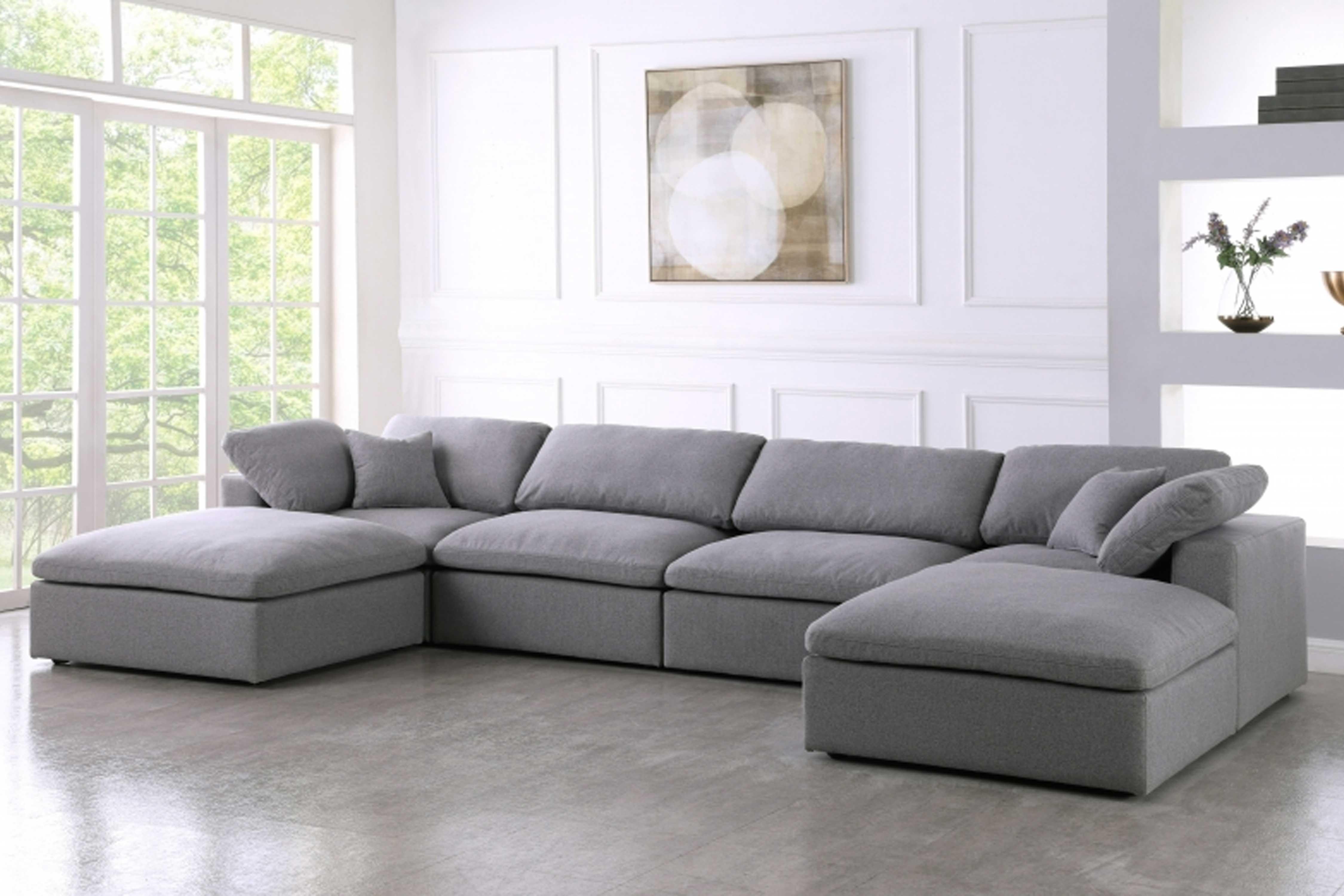 Uffizi Linen Deluxe Cloud Modular Down Filled Overstuffed