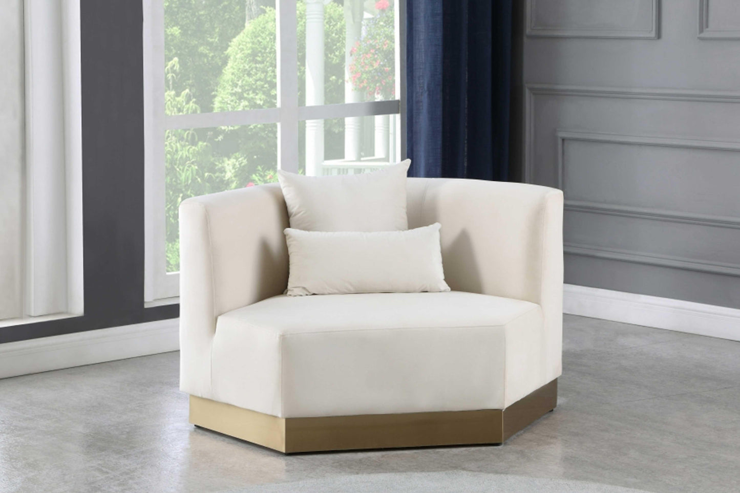 Marquis Velvet Chair SKU: 600-C - Venini Furniture 