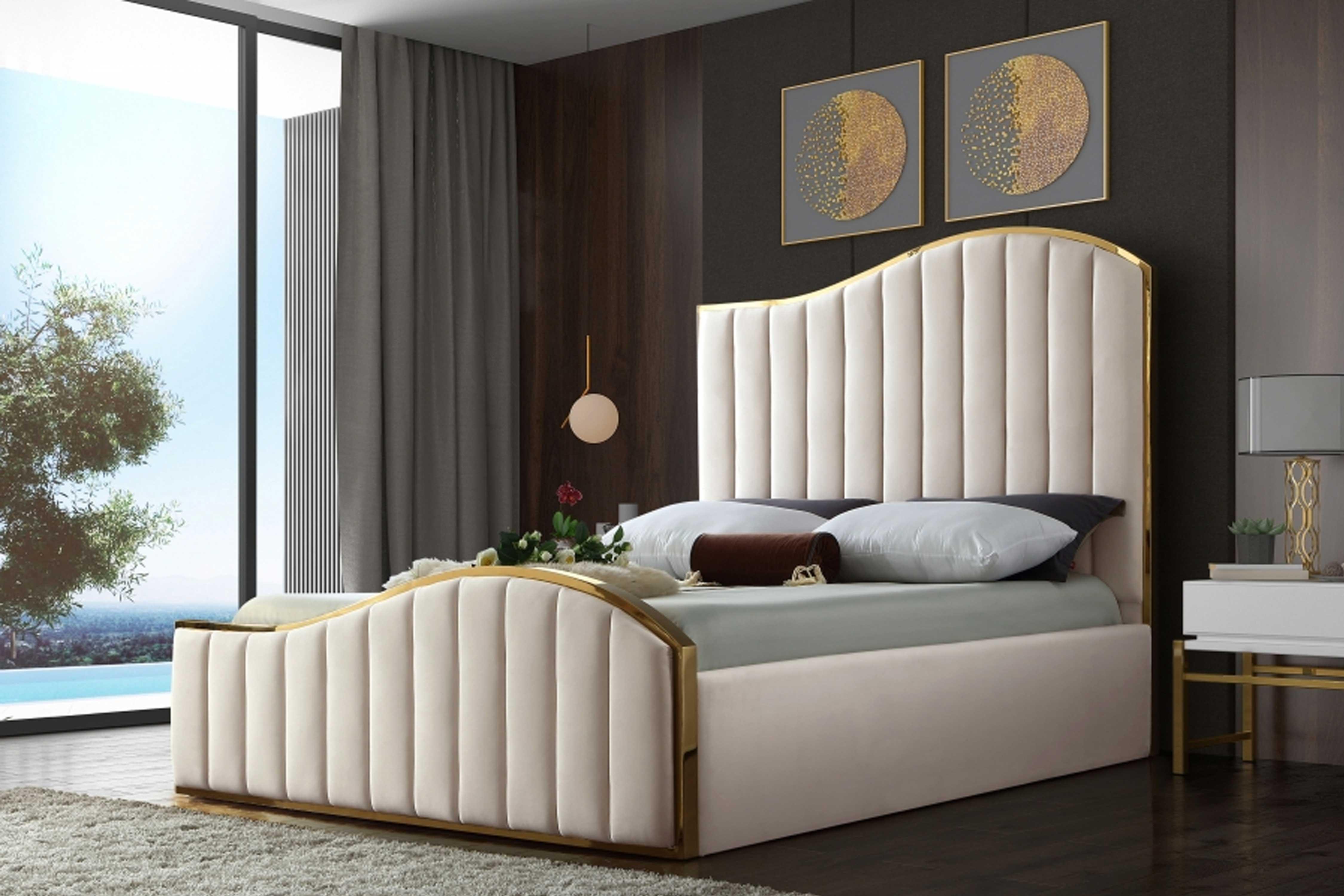 Jolie on sale velvet bed