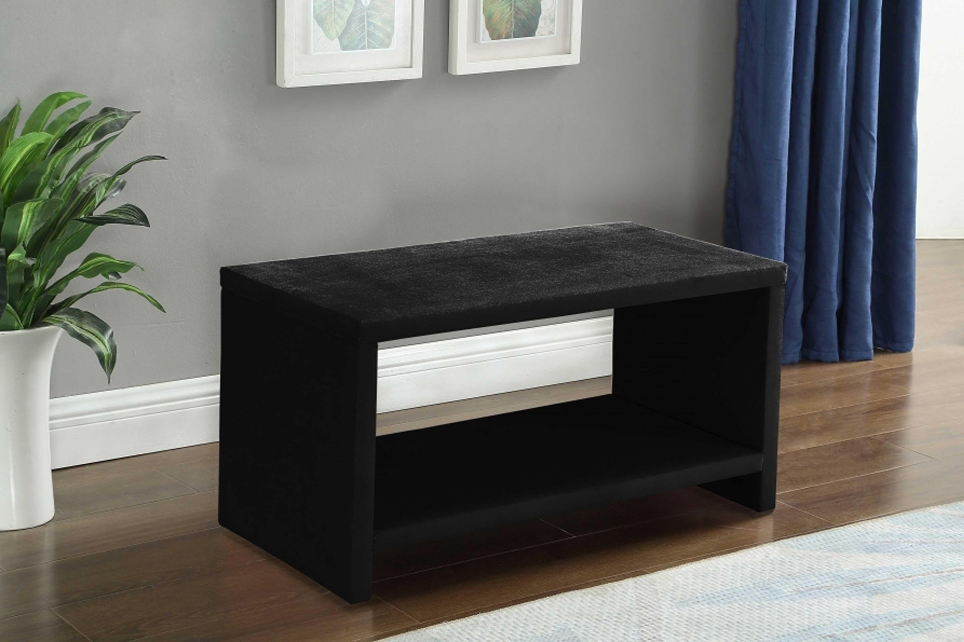 Cleo Velvet NightStand SKU: Cleo-NS - Venini Furniture 