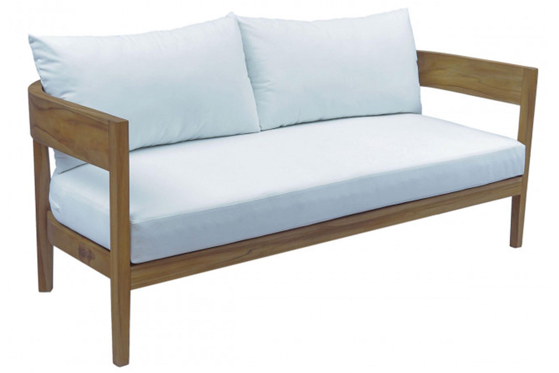 Bali Sofa w/beige cushion SKU: PJO-3601-NAT-S - Venini Furniture 