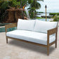 Bali Sofa w/beige cushion SKU: PJO-3601-NAT-S - Venini Furniture 