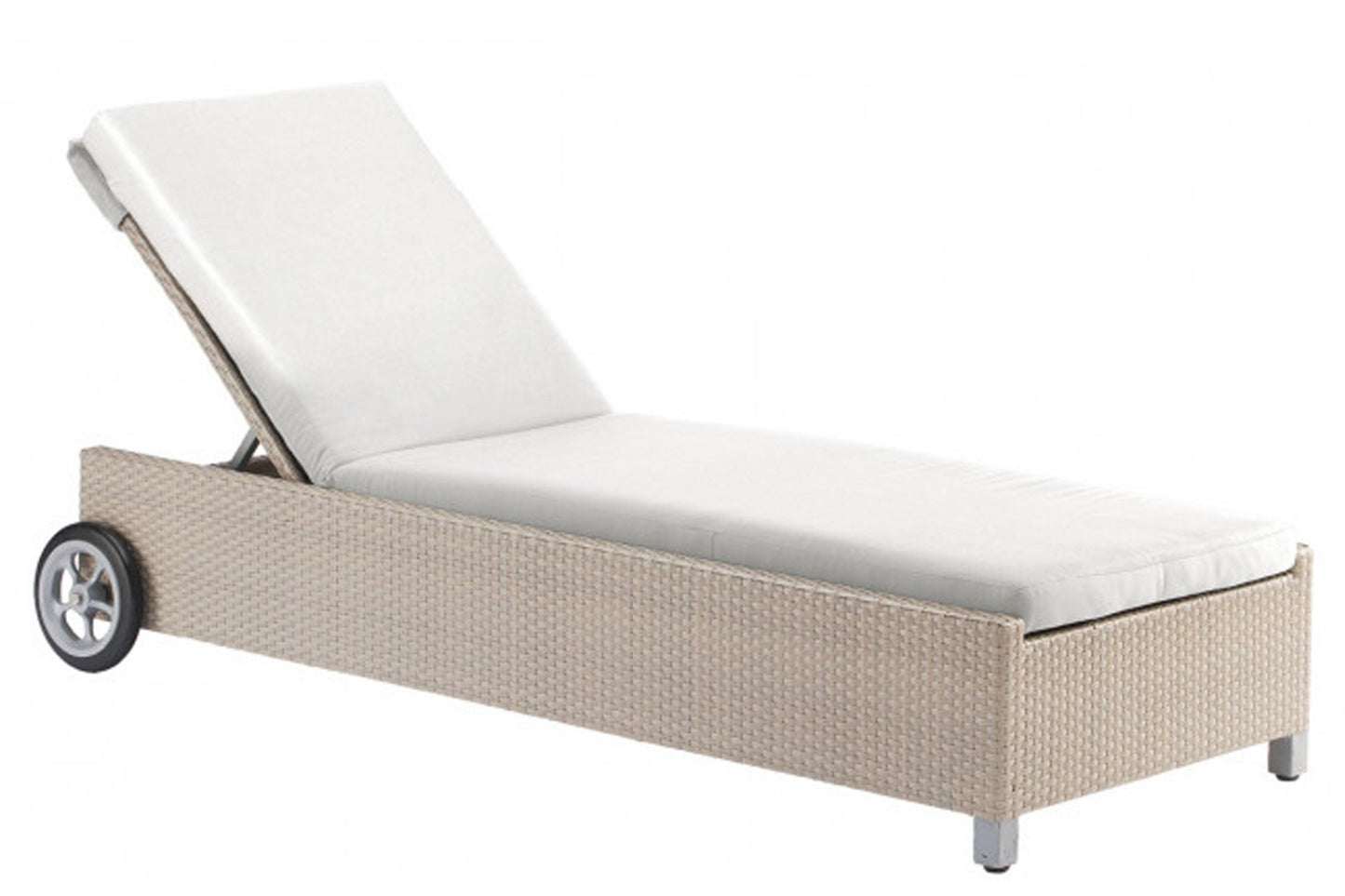 Cubix Chaise Lounge w/wheels - Venini Furniture 