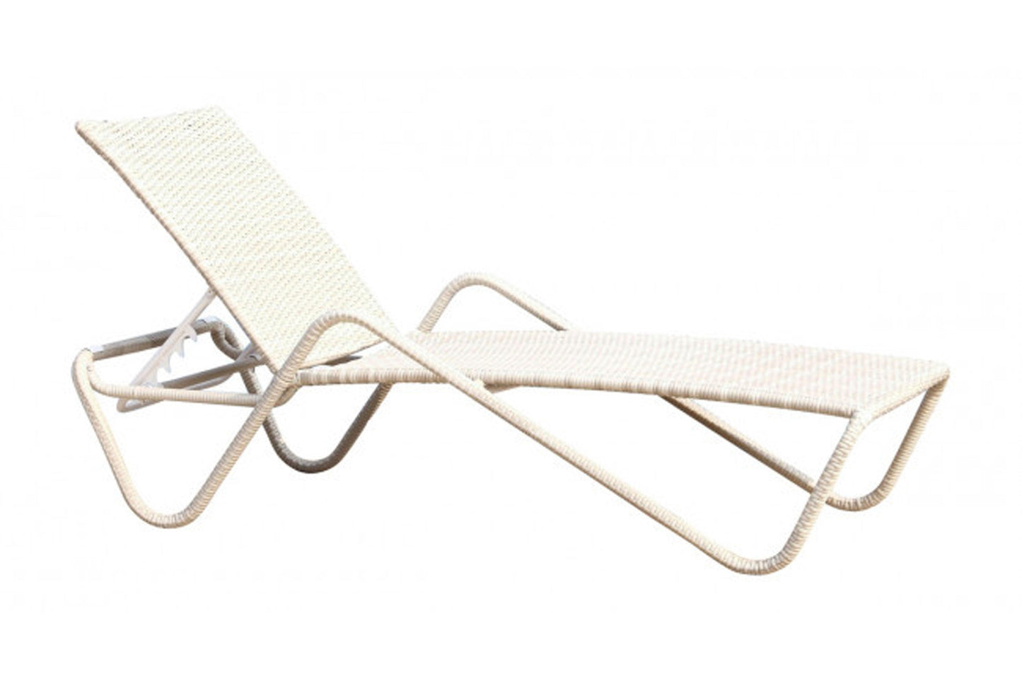 Santorini Stackable Woven Chaise Lounge - Venini Furniture 