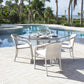 Santorini 5 PC Dining Set SKU: 895-1147-WW-5DA - Venini Furniture 