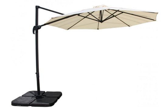 Panama Jack 10 FT Dia. Cantilever Umbrella with 105 lb. base - Venini Furniture 