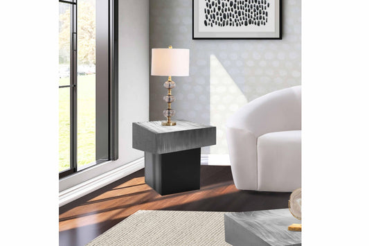 Palladium End Table SKU: 255-ET - Venini Furniture 