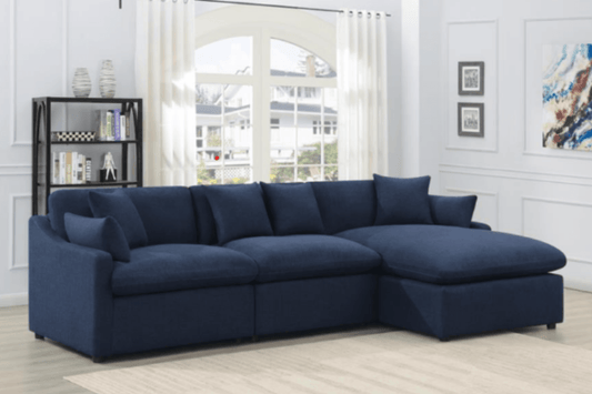 Purchase blue sofa from individual items to a complete fashionable combo of chairs, sofas, and coffee tables.