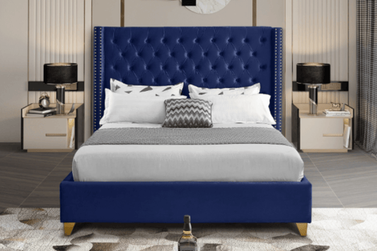 Barolo Velvet Bed SKU: Barolo - Venini Furniture 