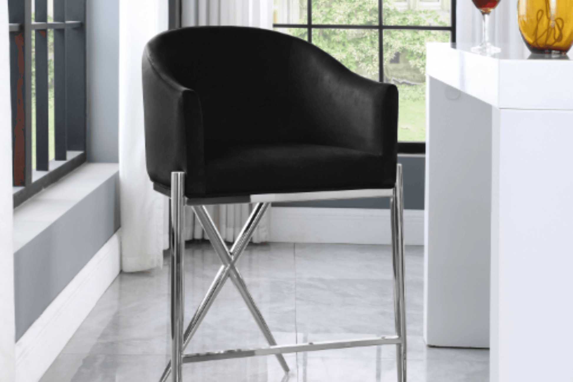 Xavier Counter Stool SKU: 866-C - Venini Furniture 