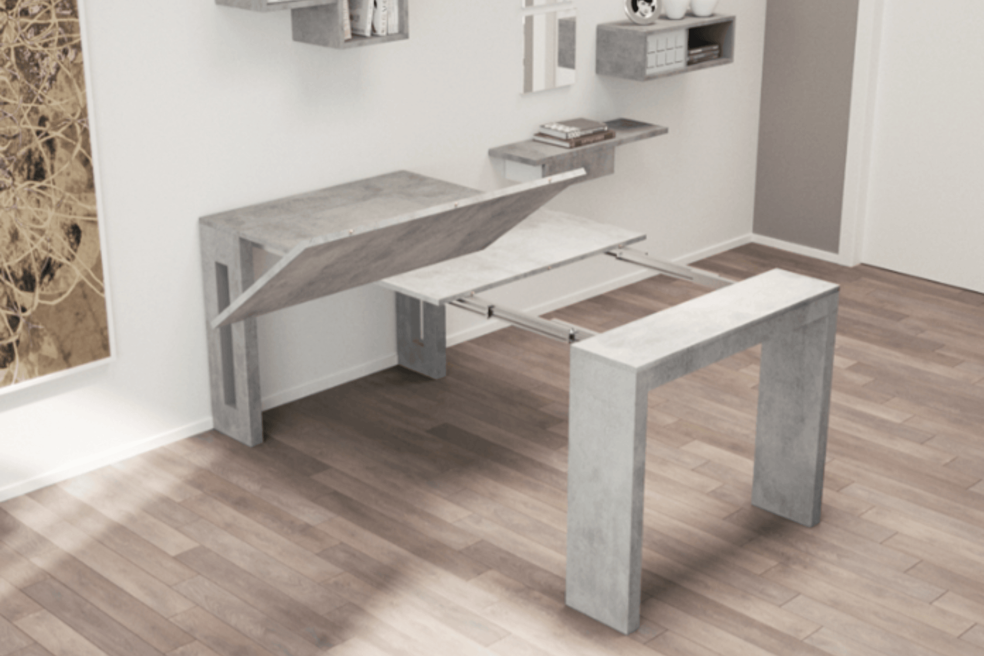 Extendable console dining table deals