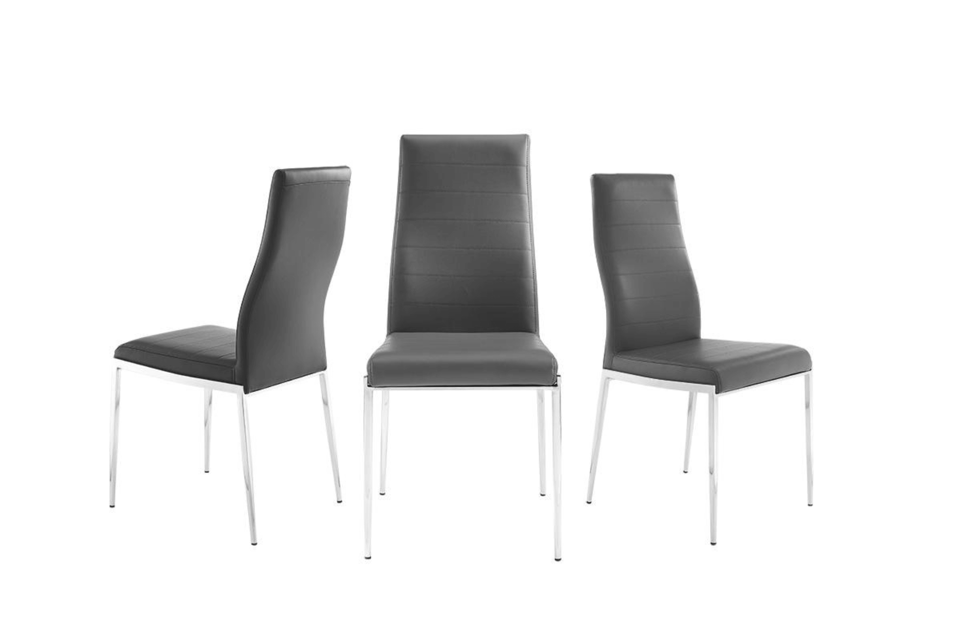Firenze Dark Gray Dining Chair Model CB-511GR - Venini Furniture 