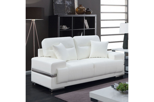Modern italian sofa in white