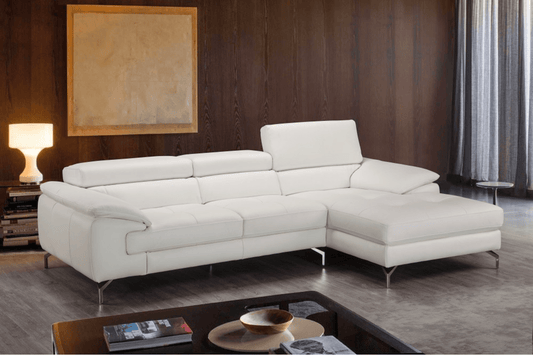 Alice Premium Leather Sectional - Venini Furniture 