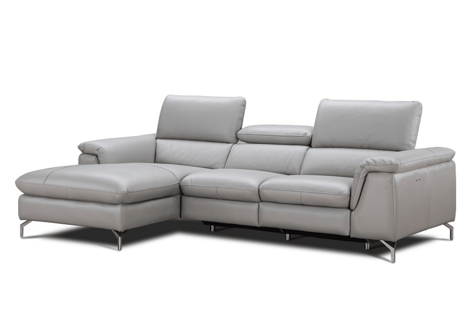 Serena Premium Leather Sectional - Venini Furniture 