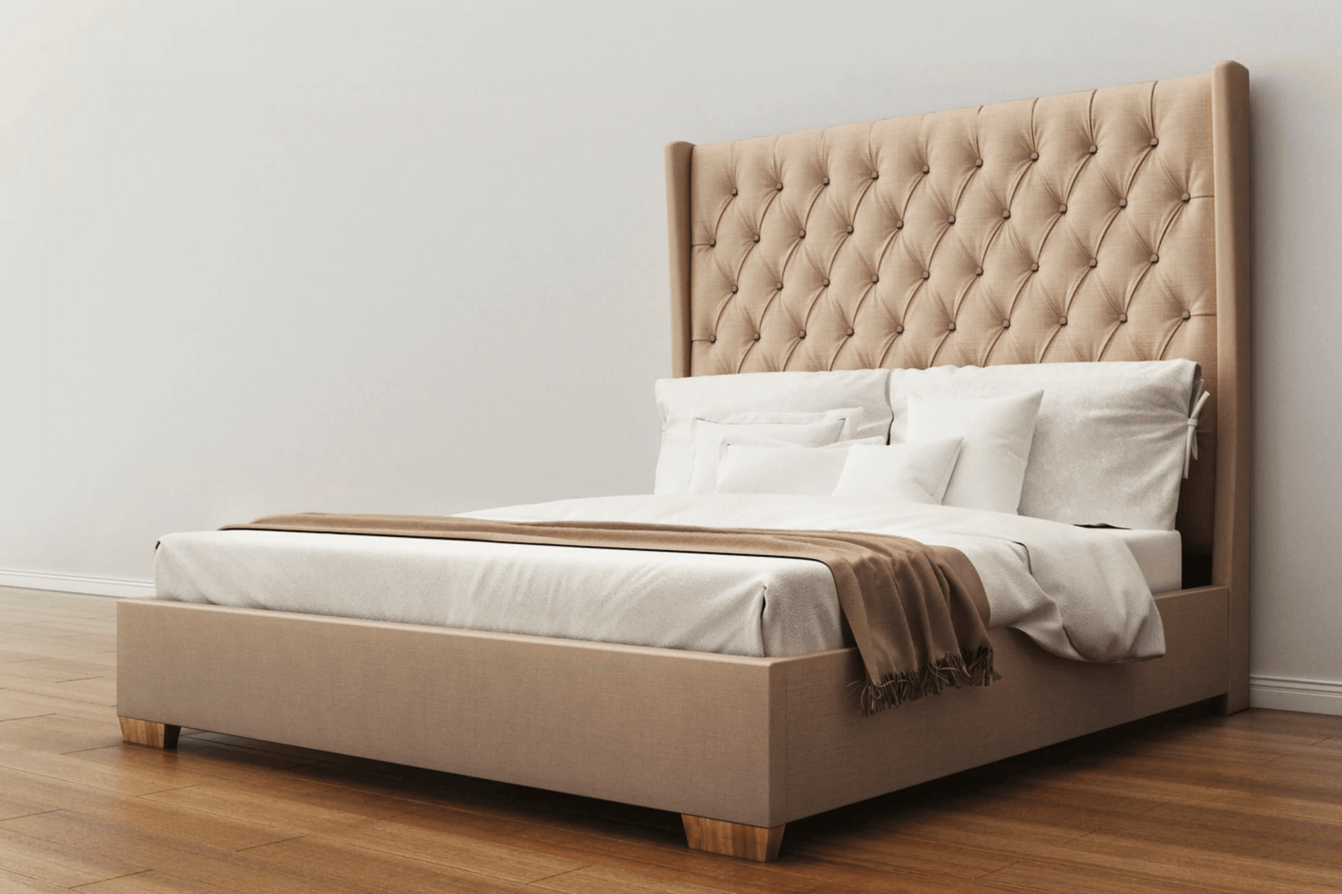 This impressively styled bed makes a bold yet fashionable statement