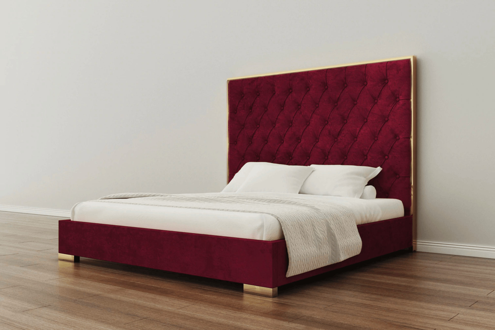 Patricia Velvet Bed - Venini Furniture 