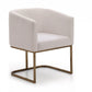Cheryl Modern Black Acacia & Antique Brass 5 pc Dining 18875FM FLOOR MODEL - Venini Furniture 