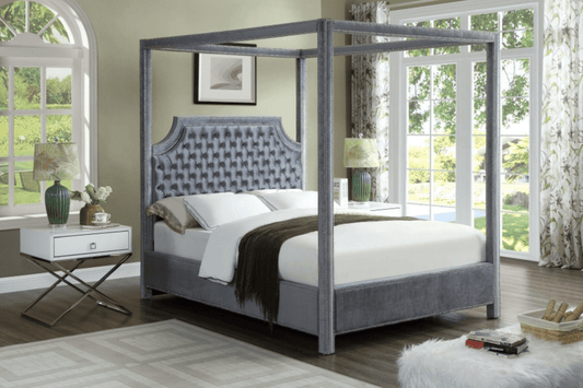 velvet fabric bed