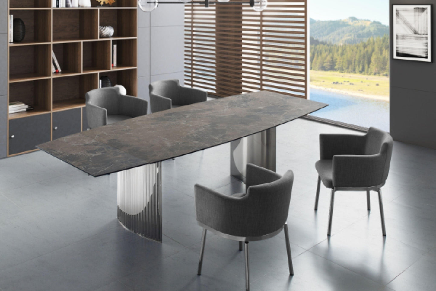 Allegra Dining Table Model TC-MT06 - Venini Furniture 