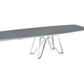 Dcota Dining Table With Brushed Stainless Steel - Venini Furniture 