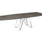 Dcota Dining Table With Brushed Stainless Steel - Venini Furniture 