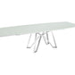 Dcota Dining Table With Brushed Stainless Steel - Venini Furniture 