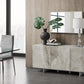Stone Buffet-Server Model CB-34WH - Venini Furniture 
