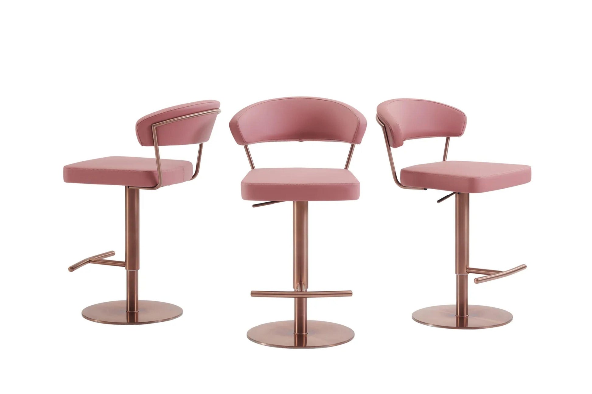 Fairmont Bar Stool Pink Model CB-C100RG - Venini Furniture 