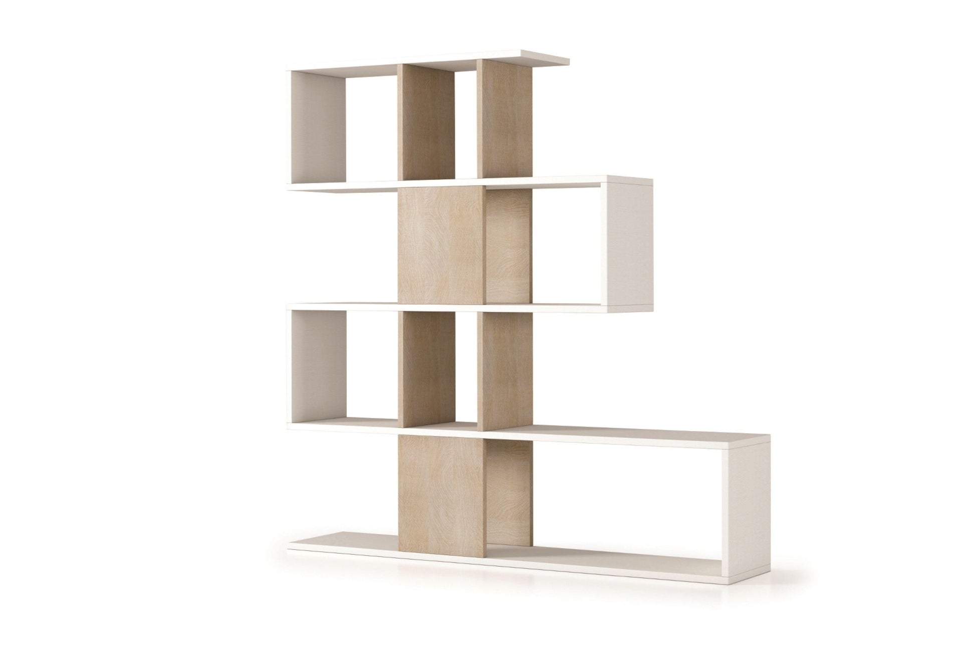 Time Bookcase Model KD-I20WO - Venini Furniture 