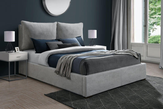 Misha Polyester Fabric Bed SKU: Misha - Venini Furniture 