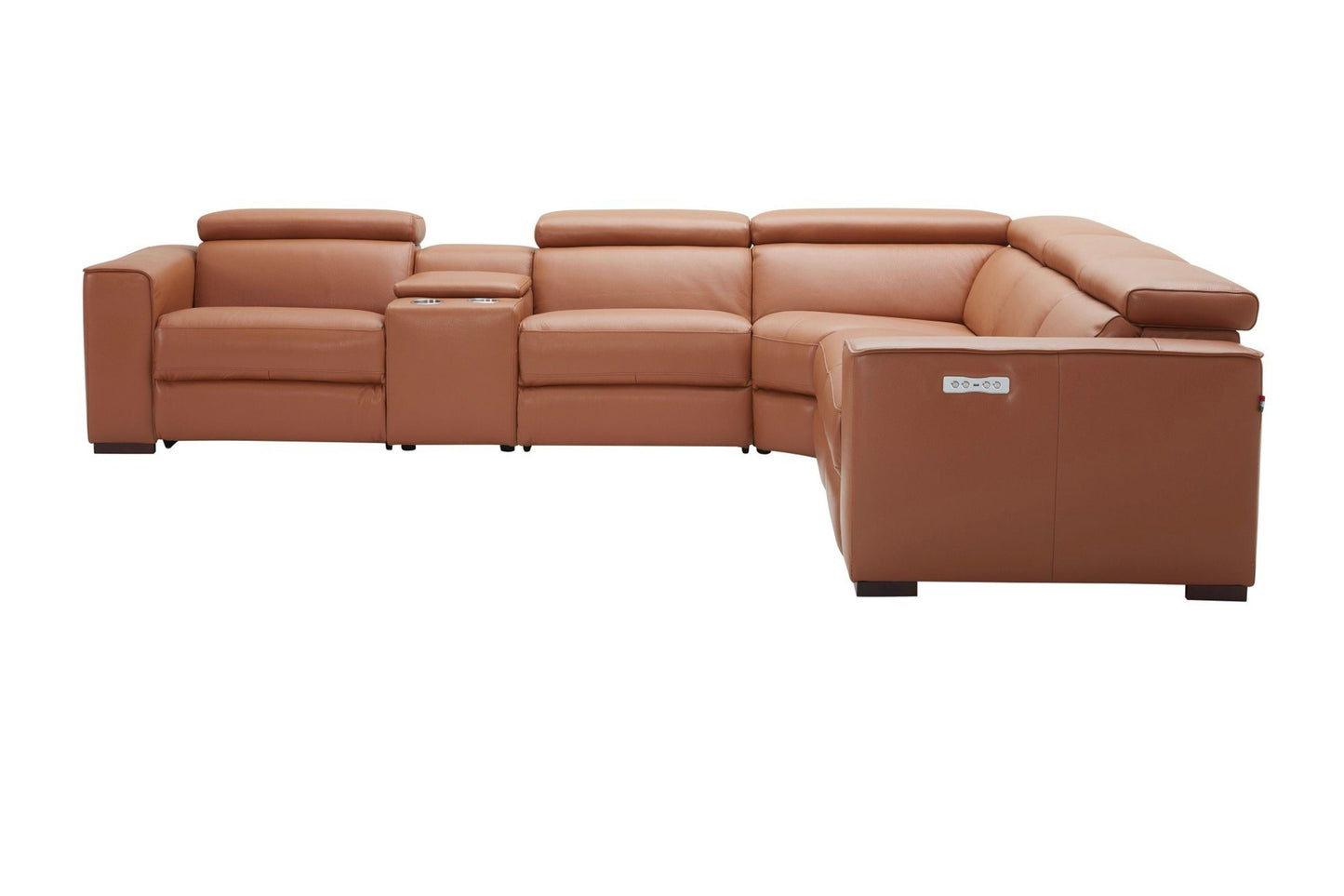 Picasso 6Pc Motion Sectional In Caramel - Venini Furniture 