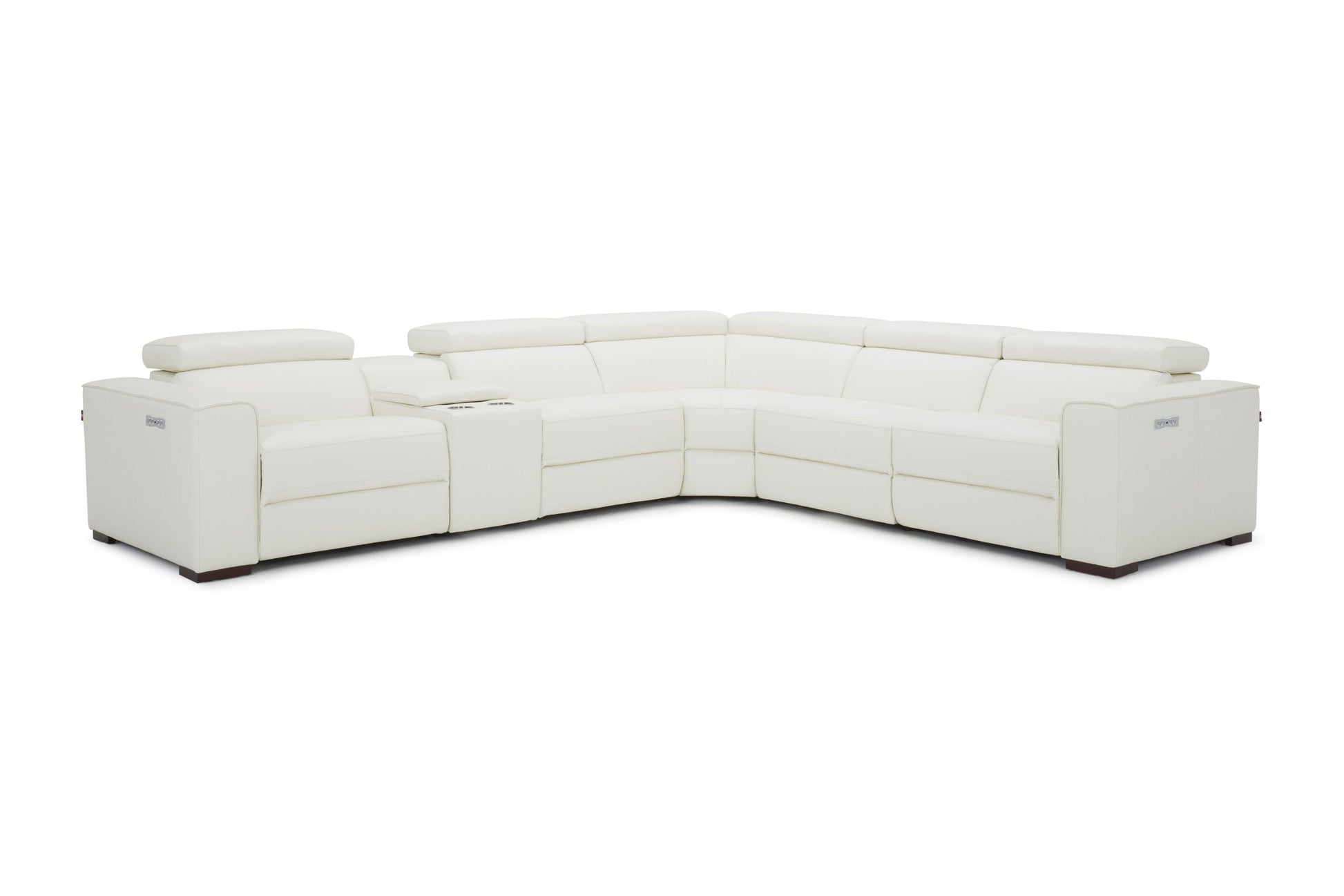 Picasso 6Pc Motion Sectional In Silver Grey - Venini Furniture 