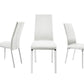 Loto Dining Chair White Model TC-2007-WH - Venini Furniture 