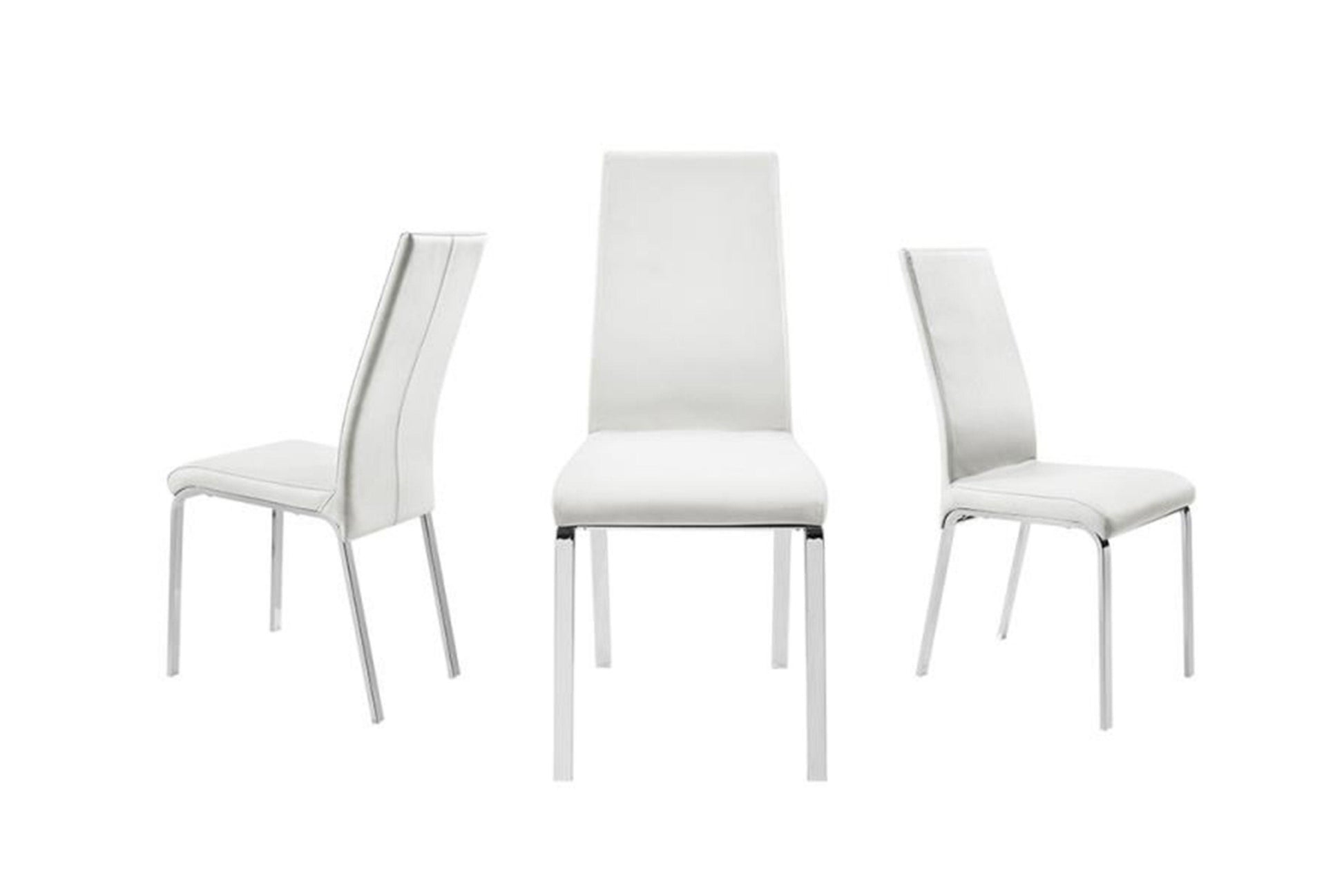 Loto Dining Chair White Model TC-2007-WH - Venini Furniture 