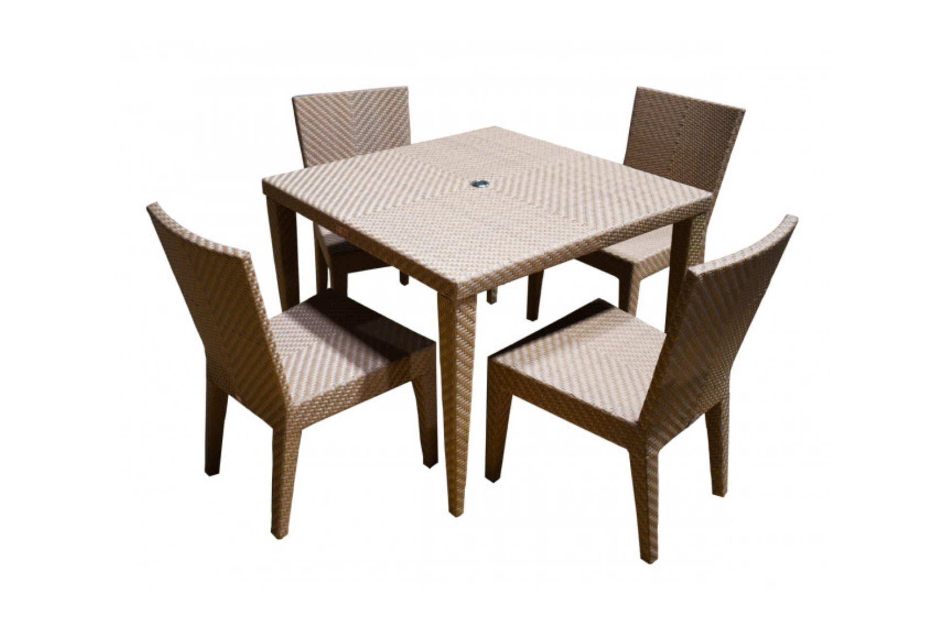 Austin 5 PC Side Chair Dining Set SKU: PJO-3801-NAT-5DS - Venini Furniture 