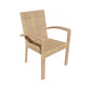 Austin Stackable Dining Armchair SKU: PJO-3801-NAT-AC - Venini Furniture 