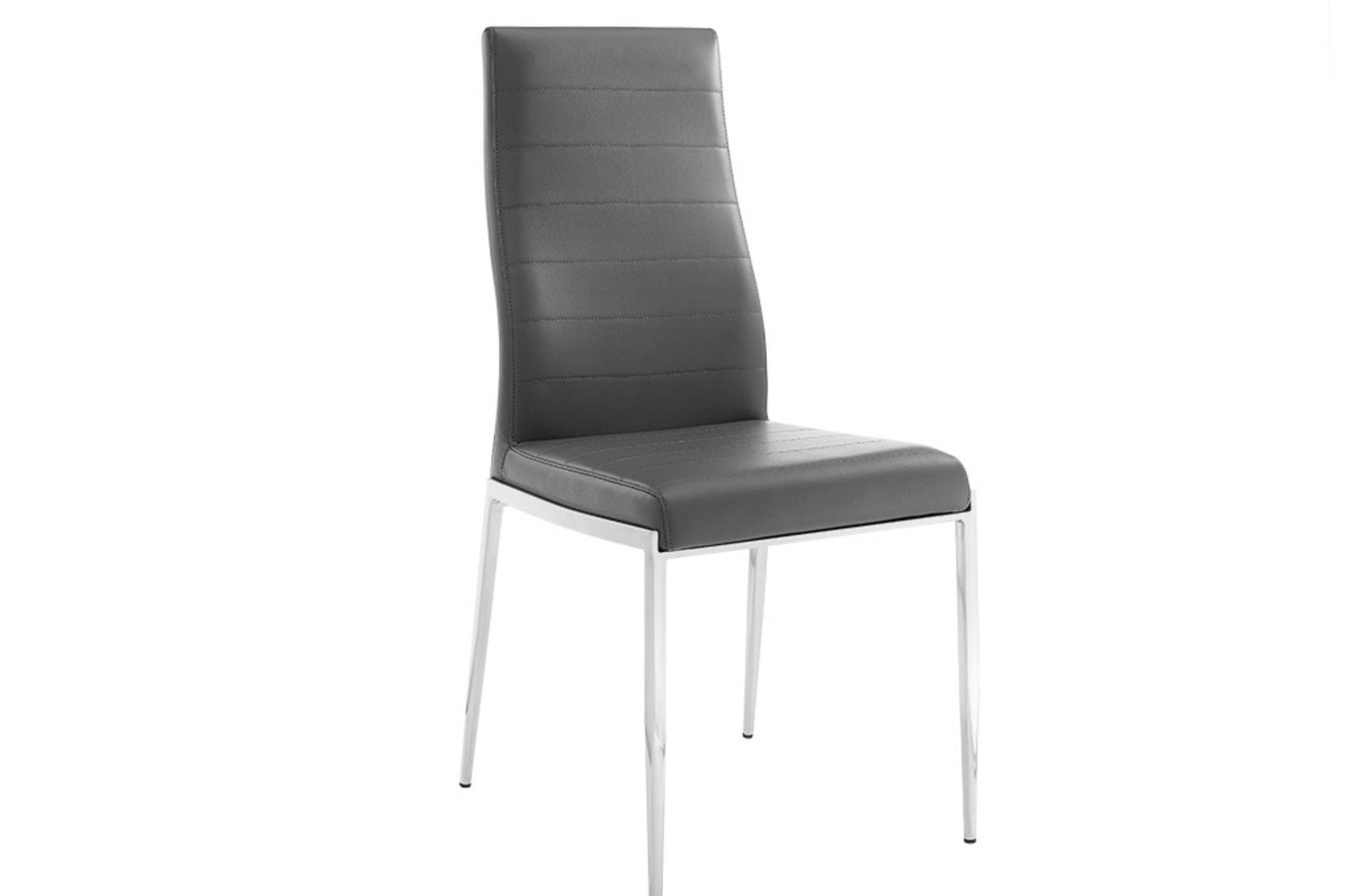 dining chair in dark gray