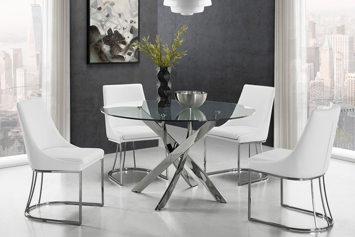 Galaxy Dining Table Model CB-F2133 - Venini Furniture 