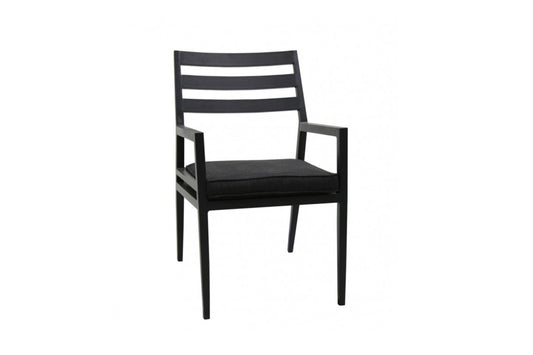 Manhattan Armchair w/grey cushion SKU: PRP-7001-GRY-AC - Venini Furniture 