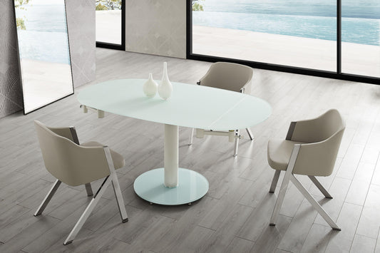 Thao Dining Table White Model CB-T030-WH - Venini Furniture 