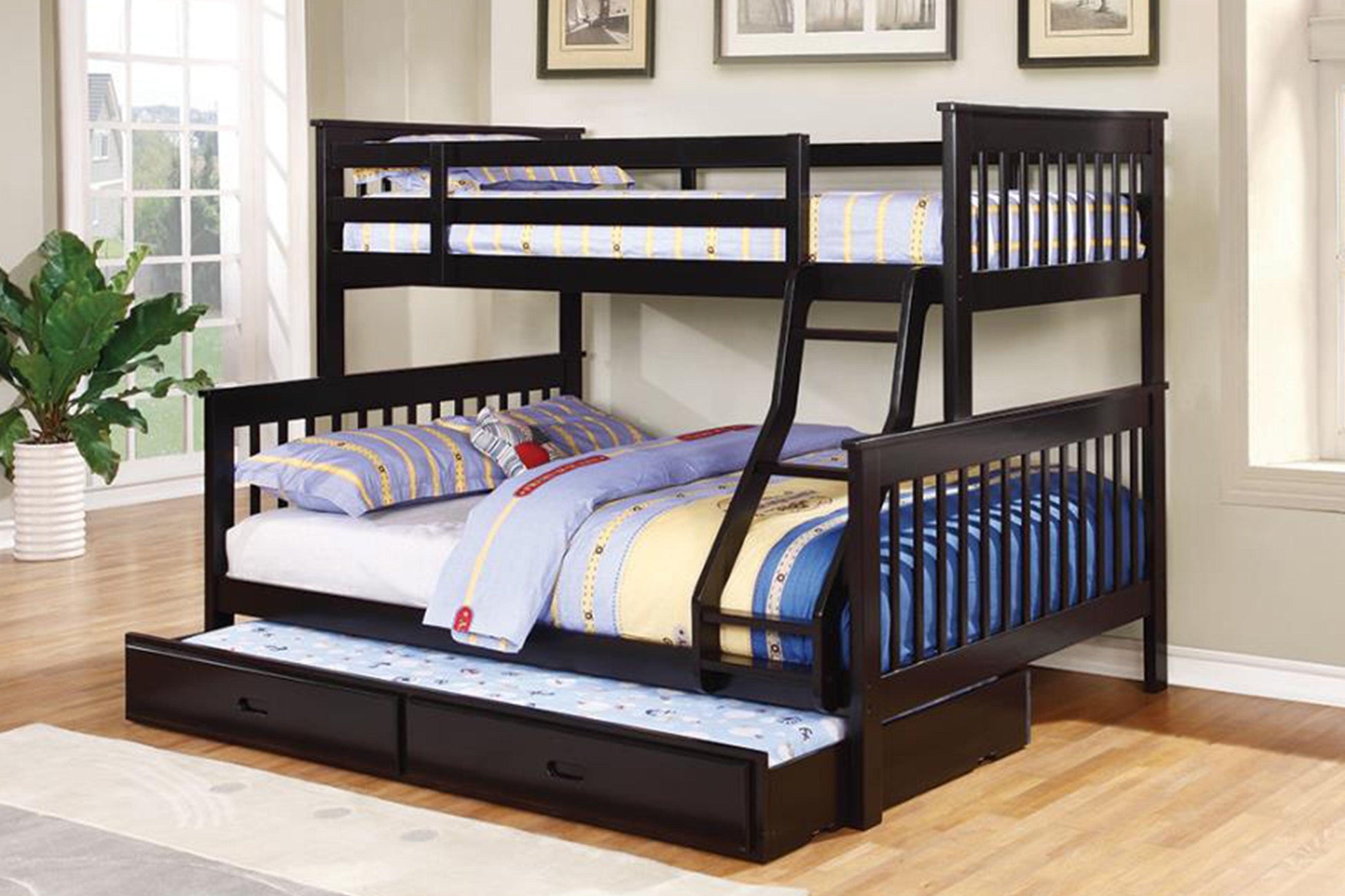 TWIN / FULL BUNK BED MODEL 460259 - Venini Furniture 