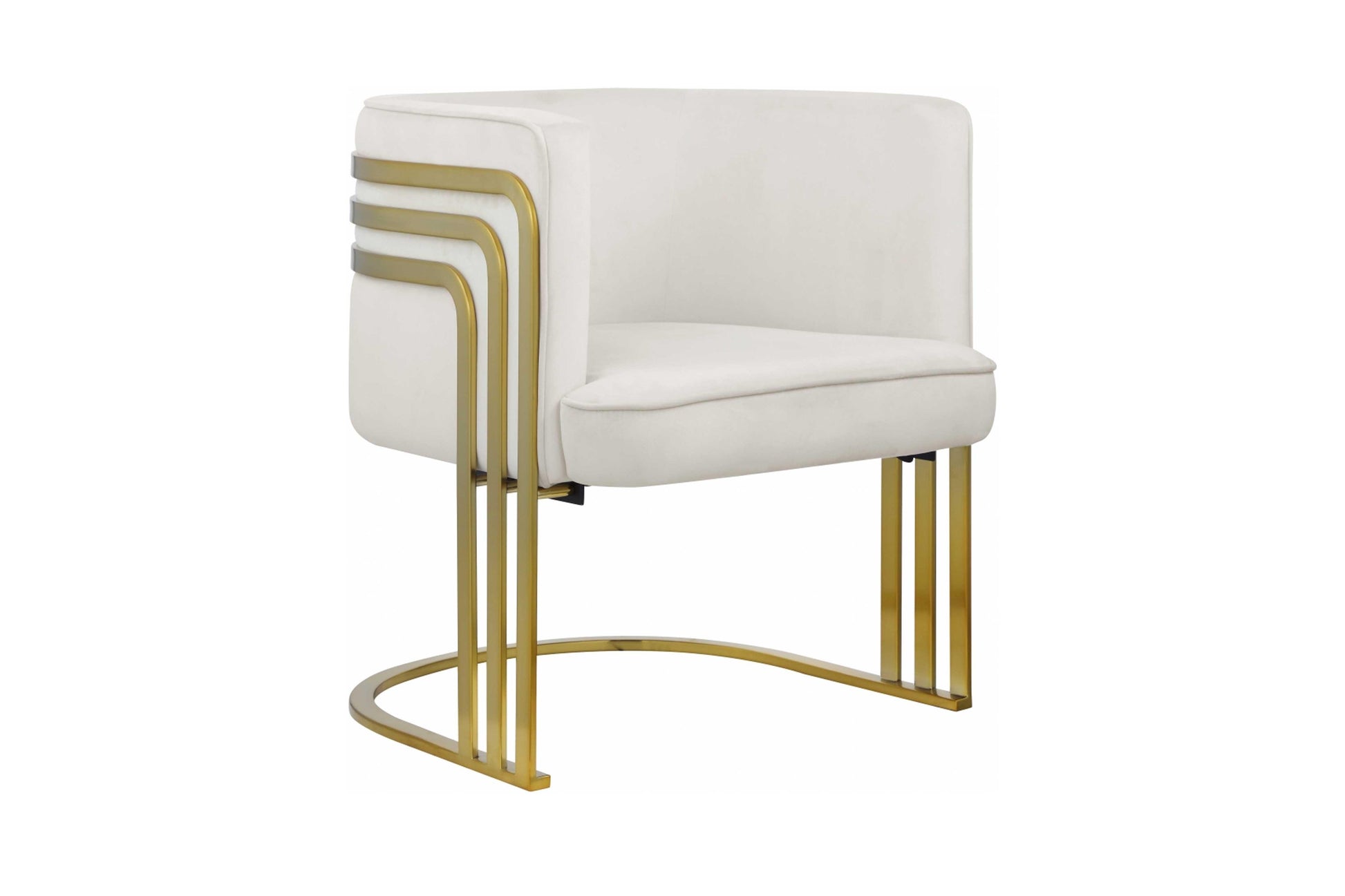 Rays Velvet Accent Chair SKU: 533 - Venini Furniture 