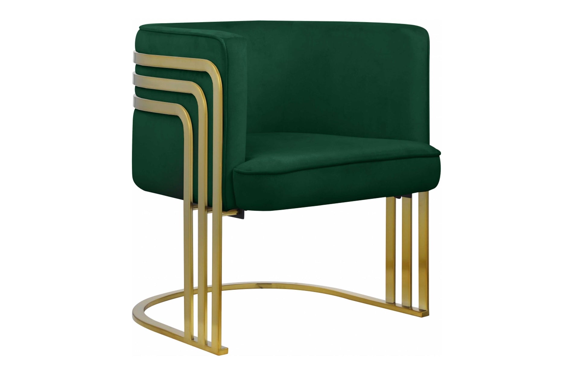 Rays Velvet Accent Chair SKU: 533 - Venini Furniture 