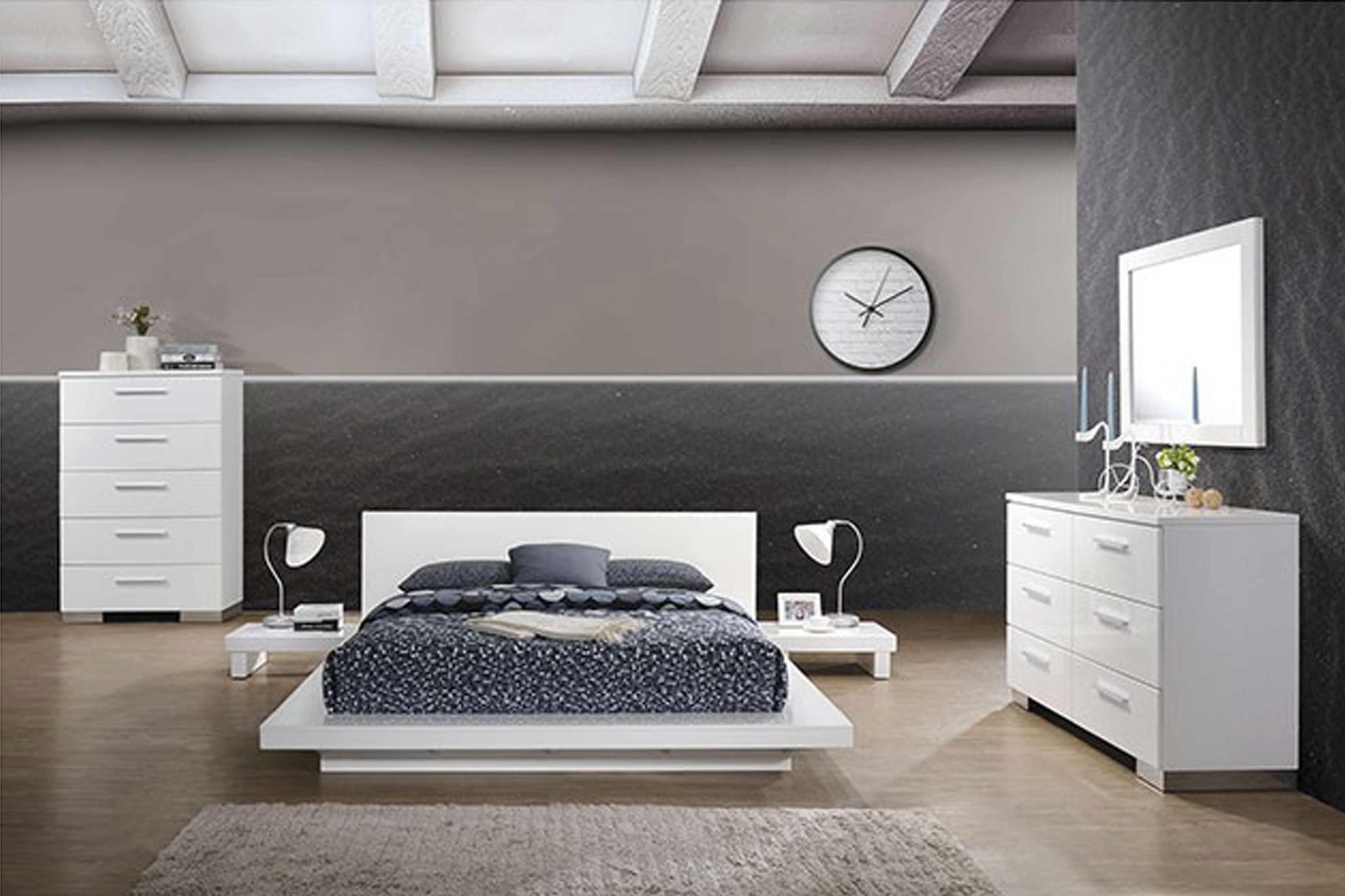 Christie 5 pc Bedroom Set Model 7540-S5 - Venini Furniture 