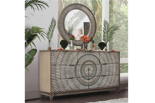 Kamalah Solid Wood Dresser model 7521D - Venini Furniture 