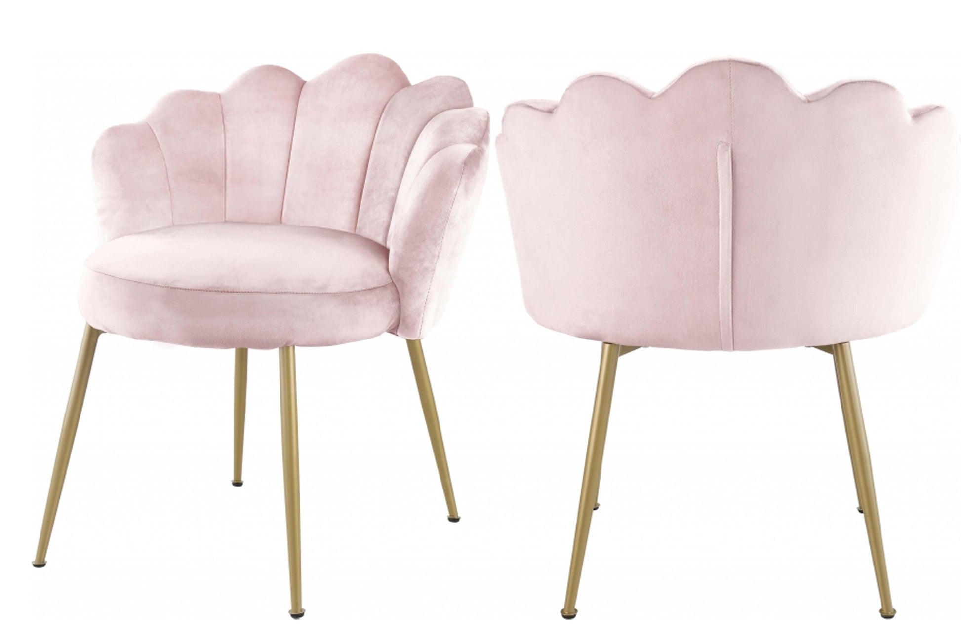 Claire Velvet Accent Chair / Dining Chair SKU: 748-C - Venini Furniture 