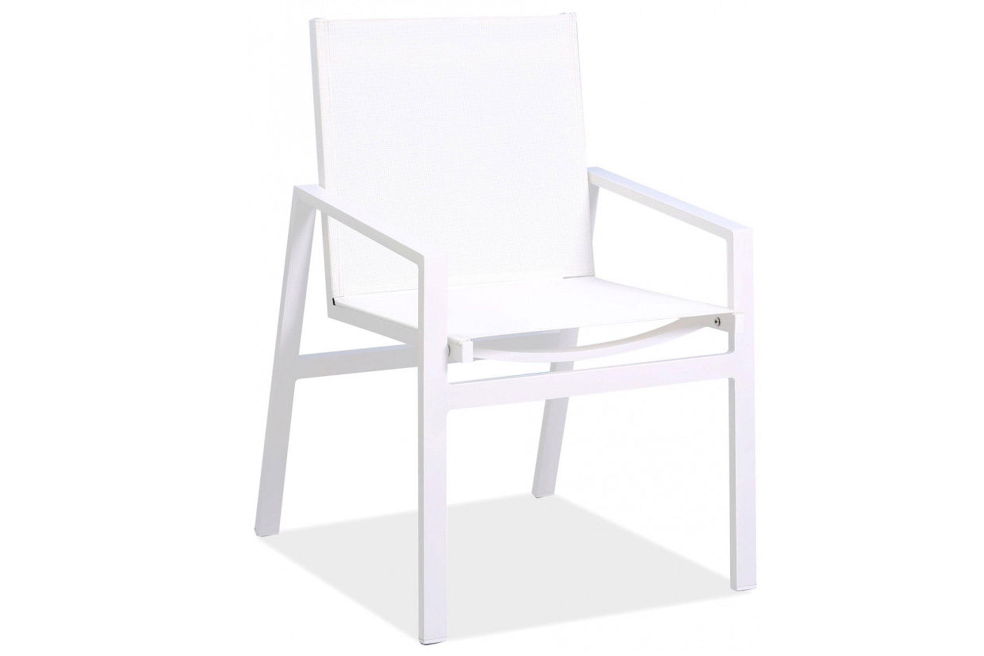 Mykonos Stackable Armchair SKU: PJO-2401-WHT-AC - Venini Furniture 