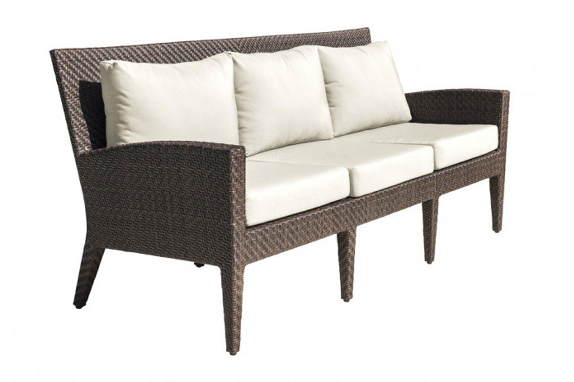 Oasis Sofa w/off-white cushions SKU: PJO-2201-JBP-S - Venini Furniture 
